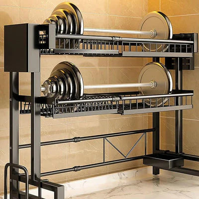 Escorredor Retrátil Multifuncional p/ Pia – Pro Five Dobrável Inox